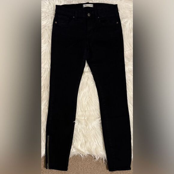 Madewell ‘Skinny Skinny’ Zip Ankle Jean in Rebel Wash Size 26 - Picture 5 of 12